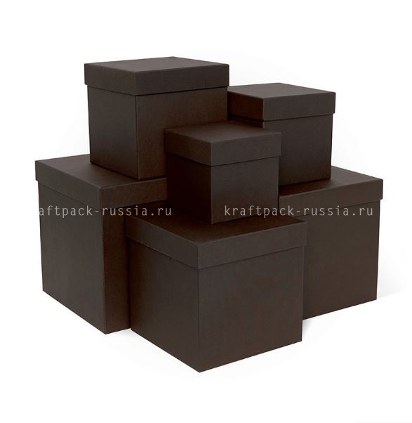 Коробка подарочная 11х11х11 Кофейный куб (2) 