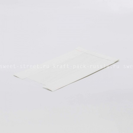 Пакет 20х34х6 см, бумажный белый, с окном (3)