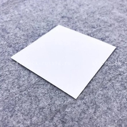 KRAFTPACK Подложка квадратная 8х8 см, белая (4)