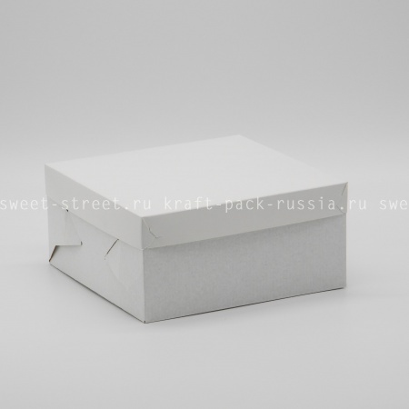 Дно к коробке 21х21х10 см из микрогофрокартона, белое (2)