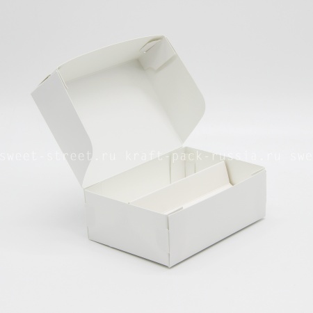 Разделитель на 2 ячейки для коробки 16х11х5,5 см, белый