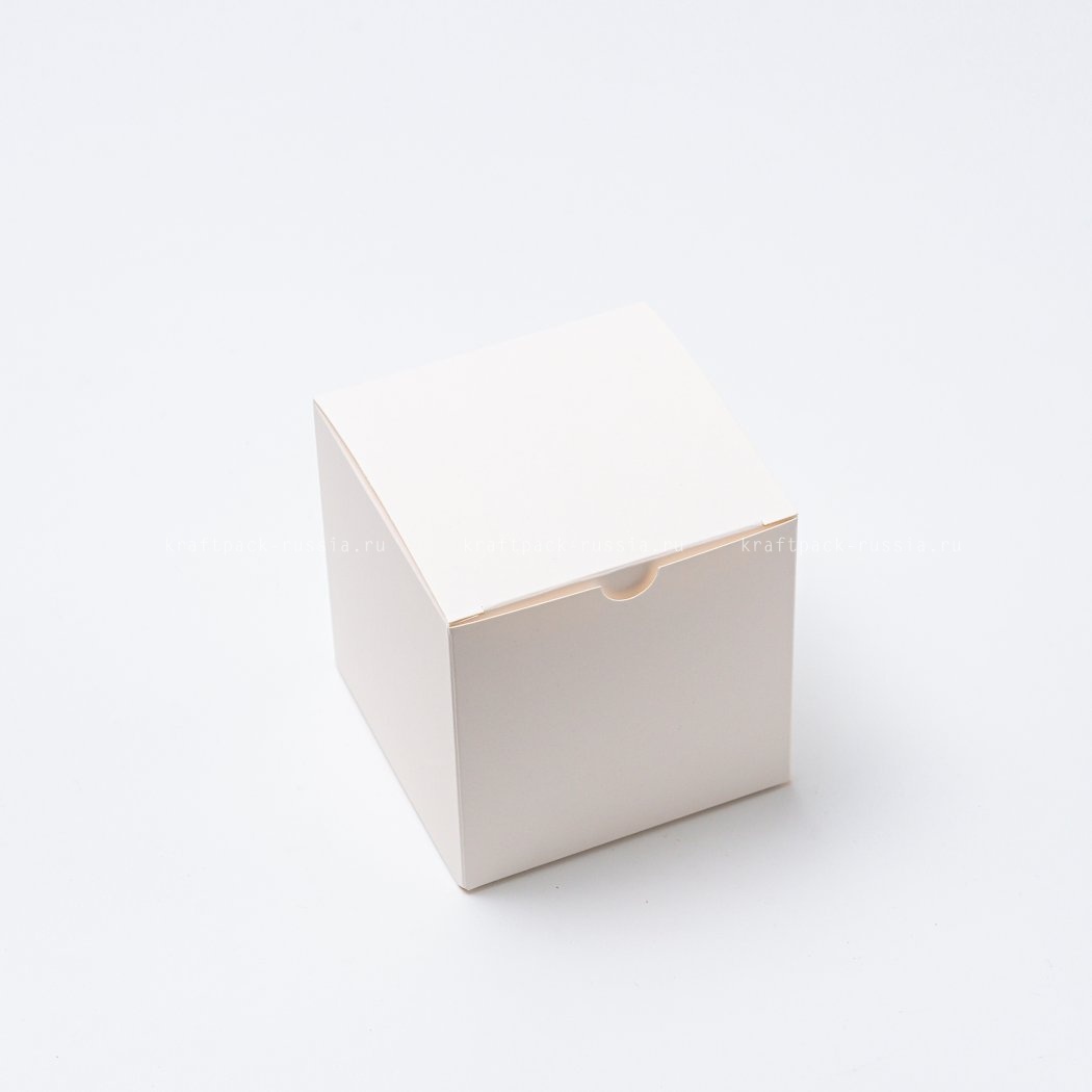 KRAFTPACK Коробка универсальная 10х10х10 см, белая (2)