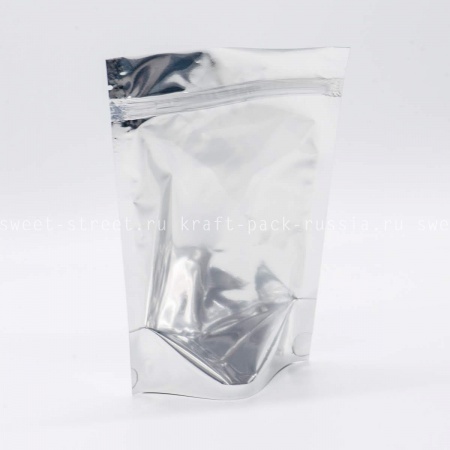  Пакет дой-пак 15х24 см, металлизированный с прозрачной стороной/ под заказ (1)