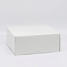Коробка для торта 25,5х25,5х10,5 см, белая - КТ 105 Pasticciere (3)