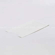 Пакет 20х34х6 см, бумажный белый, с окном (3)
