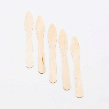 РАСПРОДАЖА Палочка-ложка деревянная для мороженого 12,5х1,6 см (5)