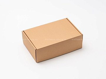 Коробка из микрогофрокартона 30х20х10 см, FEFCO крафт (2)
