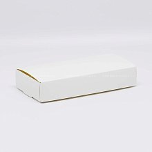 Коробка для пирожных 22,5х11х4 см, белая (Силаева 1) (2)
