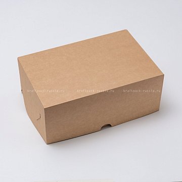 KRAFTPACK Коробка 17х25х10 см (подходит для 6 капкейков), крафт (2)