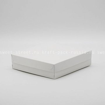 KRAFTPACK Дно к коробке 21х21х5,5 см, белое (2)