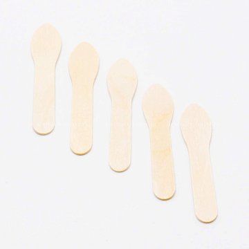 Палочка-ложка деревянная для мороженого 7,5х1,7 см (5)