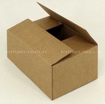 Коробка из микрогофрокартона 24х15х11,5 см, крафт (2)