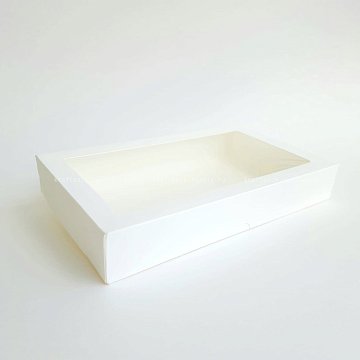 Коробка универсальная 20х12х4 см с окном, БЕЛАЯ - Tabox PRO 1000  (4)