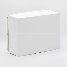 Коробка для торта 40х30х14 см, белая (2)