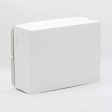 KRAFTPACK Коробка для торта 40х30х14 см, белая (2)