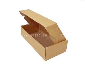 Коробка из микрогофрокартона 20х10х5 см, крафт (2)