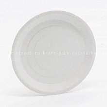 Тарелка бумажная 18 см с ламинацией, белая - Eco Plate 180 WB (5)