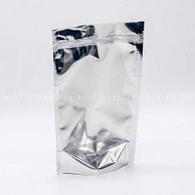 Пакет дой-пак 21х33 см, металлизированный с прозрачной стороной (3) 