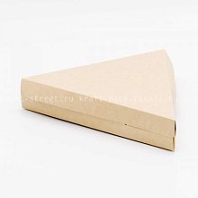 Упаковка треугольная для кусочка пирога/пиццы 22х22х20х4 см - ECO PIE (4)