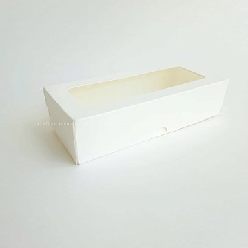 Коробка 17х7х4 см с окном, БЕЛАЯ - Tabox PRO 500 (4)