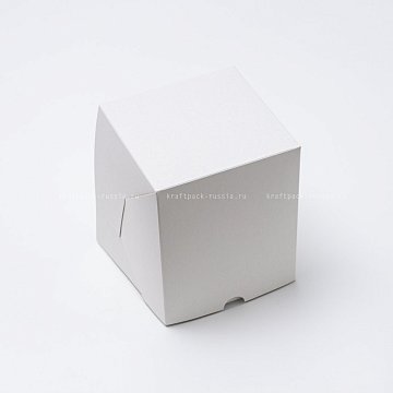 KRAFTPACK Коробка с откидной стенкой 12х12х15 см, хром-эрзац
