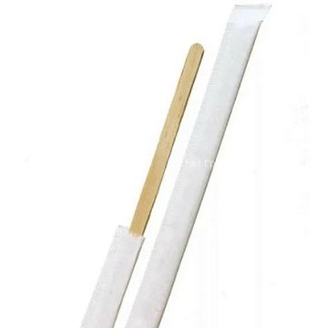 Размешиватель в индивидуальной упаковке деревянный 18 см, 250 шт (5)