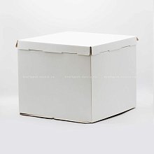 Коробка для торта из микрогофрокартона 30х30х30 см, белая Pasticciere (2)