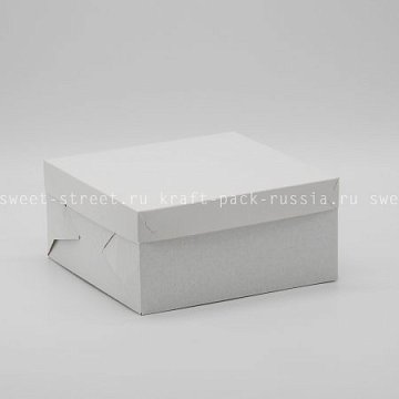 KRAFTPACK Дно к коробке 21х21х10 см из микрогофрокартона, белое (2)