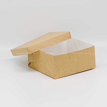 РАСПРОДАЖА KRAFTPACK Дно к коробке 21х21х10 см, крафт (2)