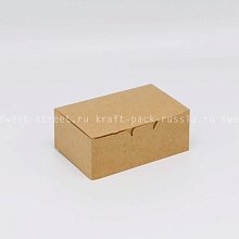 Контейнер универсальный 9х15х7 см, 900 мл, крафт - Fast Food Box L (4)