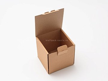 Коробка из микрогофрокартона 11х11х11 см, крафт (2)