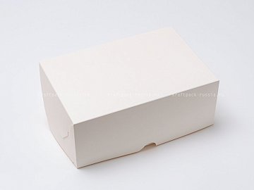 KRAFTPACK Коробка 17х25х10 см (подходит для 6 капкейков), белая (2) 