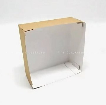 KRAFTPACK Дно к коробке 16х16х7 см, крафт (Силаева 3)