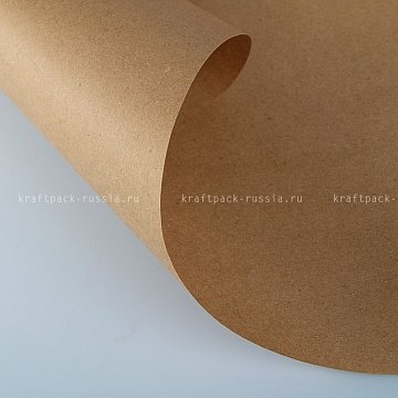 Упаковочная бумага в рулоне Крафт плотность 70 г/м, 10 м (2)