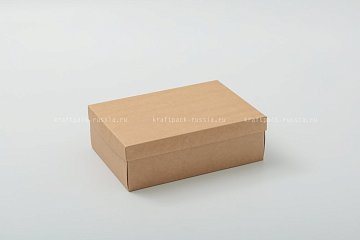 KRAFTPACK Коробка универсальная 23х16х7,5 см, крафт (2)